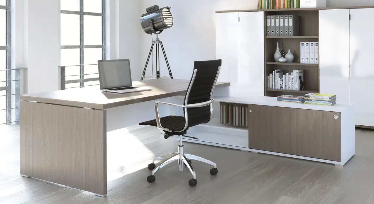 Mobel Linea : bureau minimaliste et ergonomique